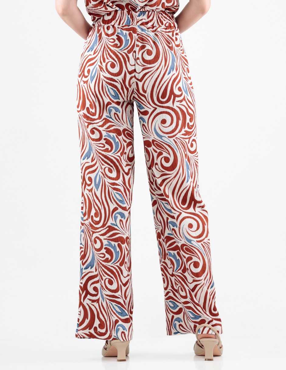 Pantalón relaxed amplio para mujer