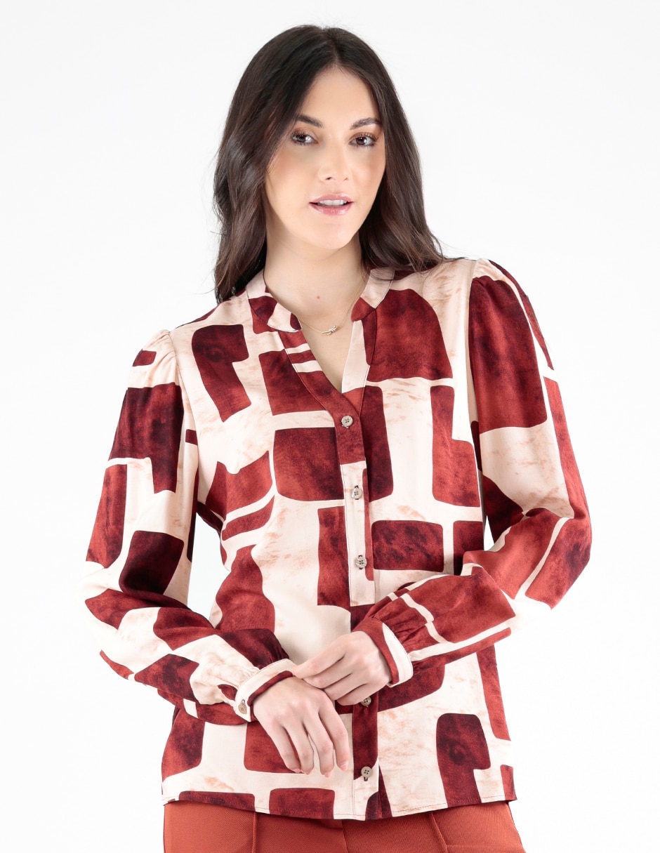 Blusa manga larga para mujer 1