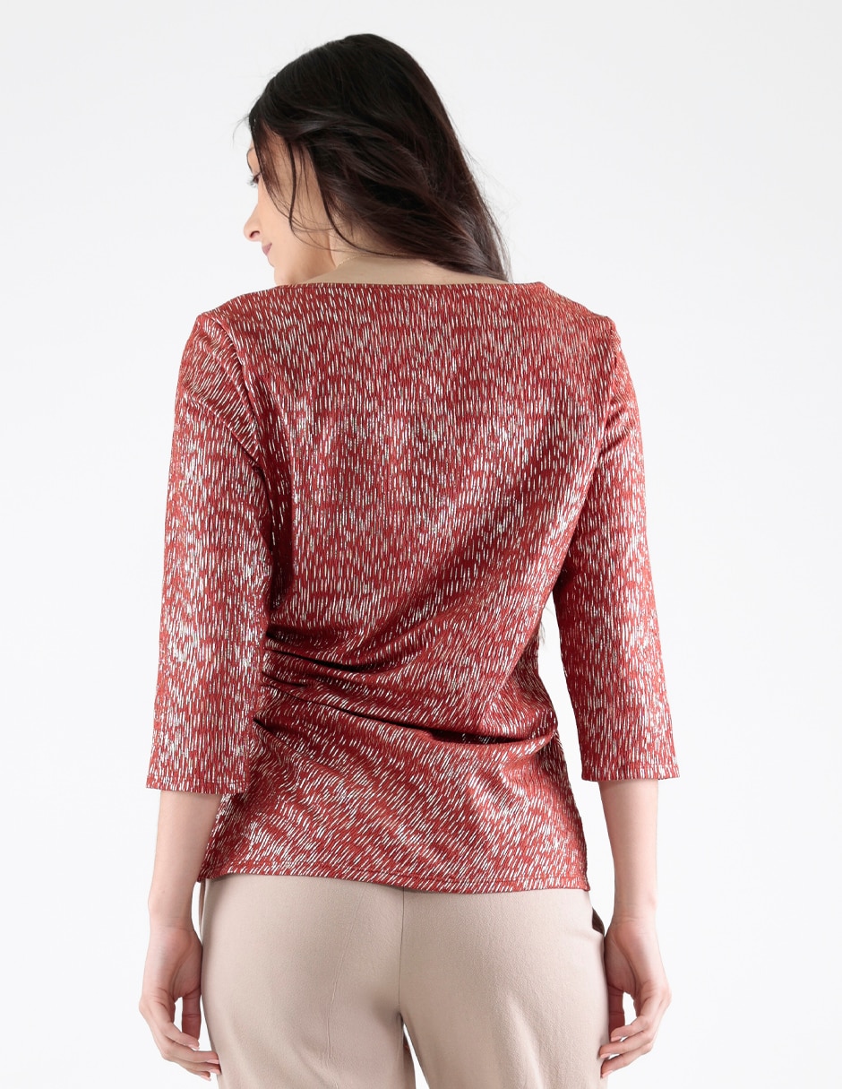 Blusa manga 3/4 para mujer 2