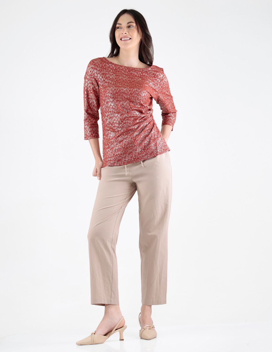 Blusa manga 3/4 para mujer 4