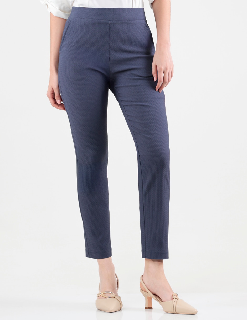 Pantalón regular recto para mujer