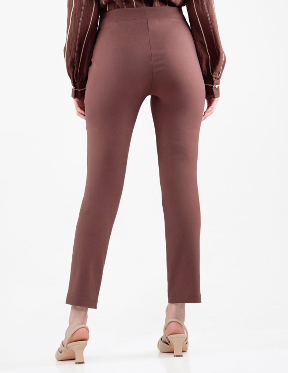 Pantalón regular recto para mujer 2