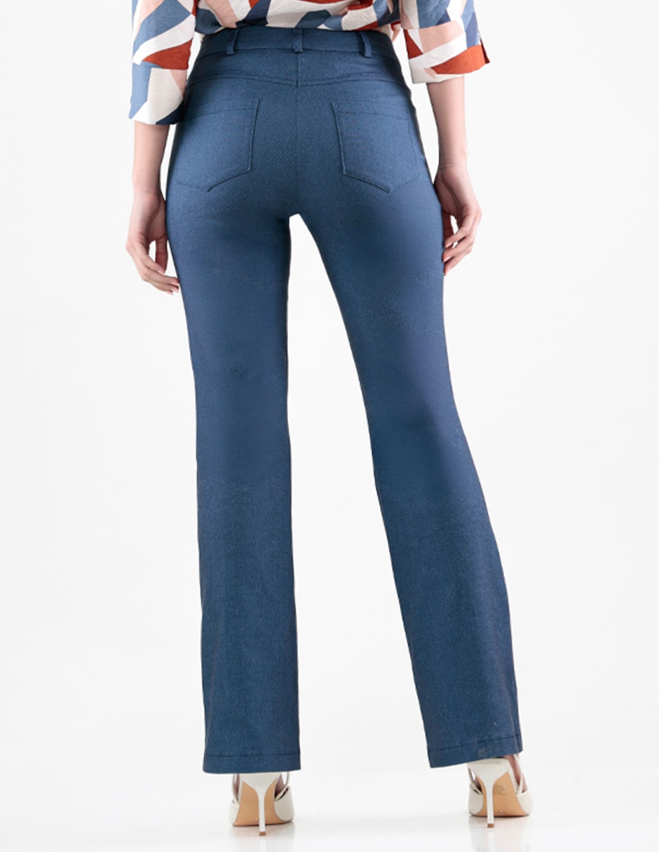 Pantalón flare acampanado para mujer 2
