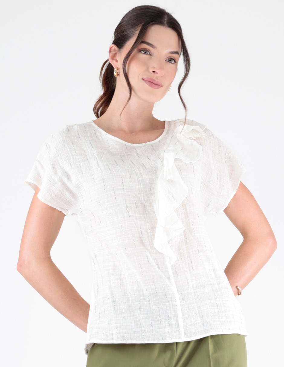 Blusa manga corta para mujer Blusa manga corta para mujer