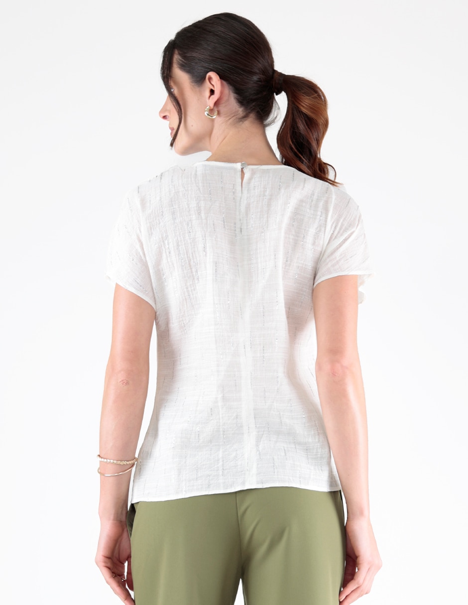 Blusa manga corta para mujer 2