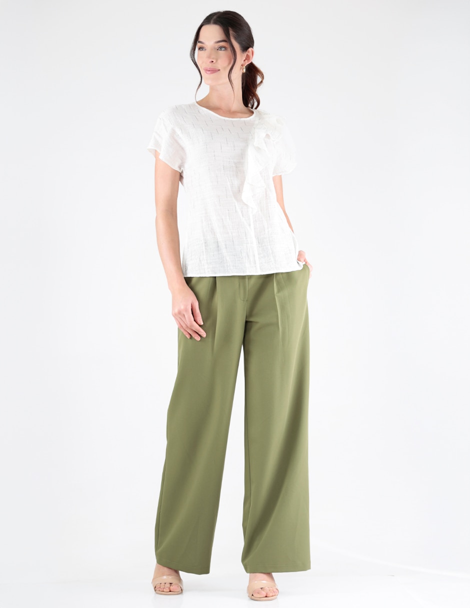 Blusa manga corta para mujer 3