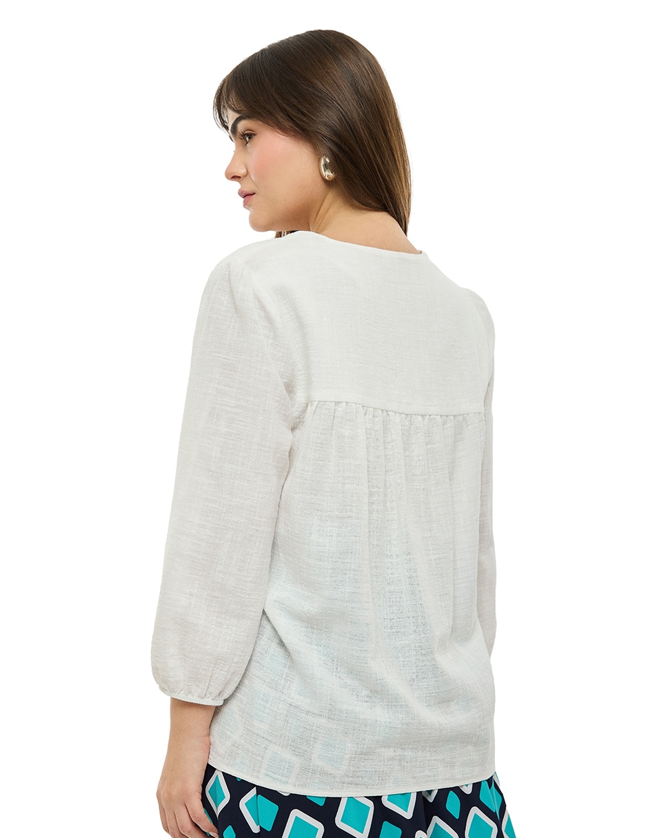 Blusa manga 3/4 para mujer 2