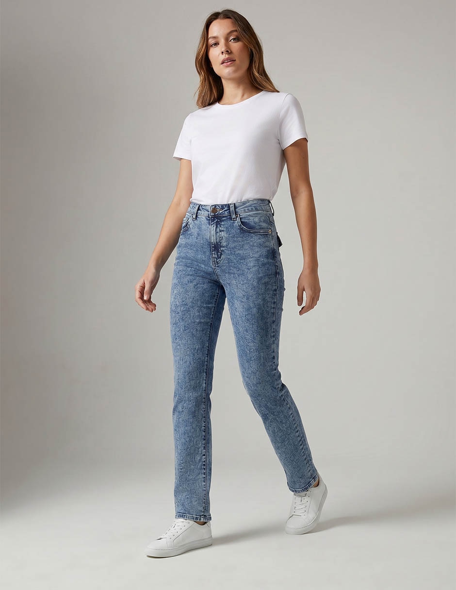Jeans straight para mujer