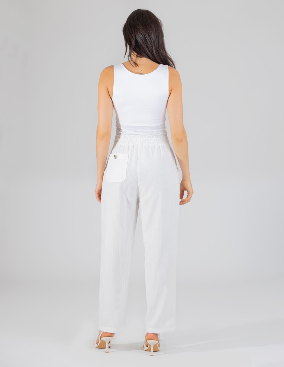 Pantalón relaxed relajado para mujer 4