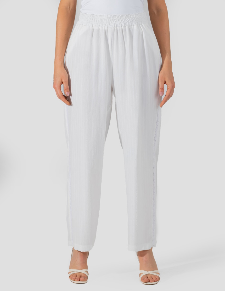 Pantalón relaxed relajado para mujer 5