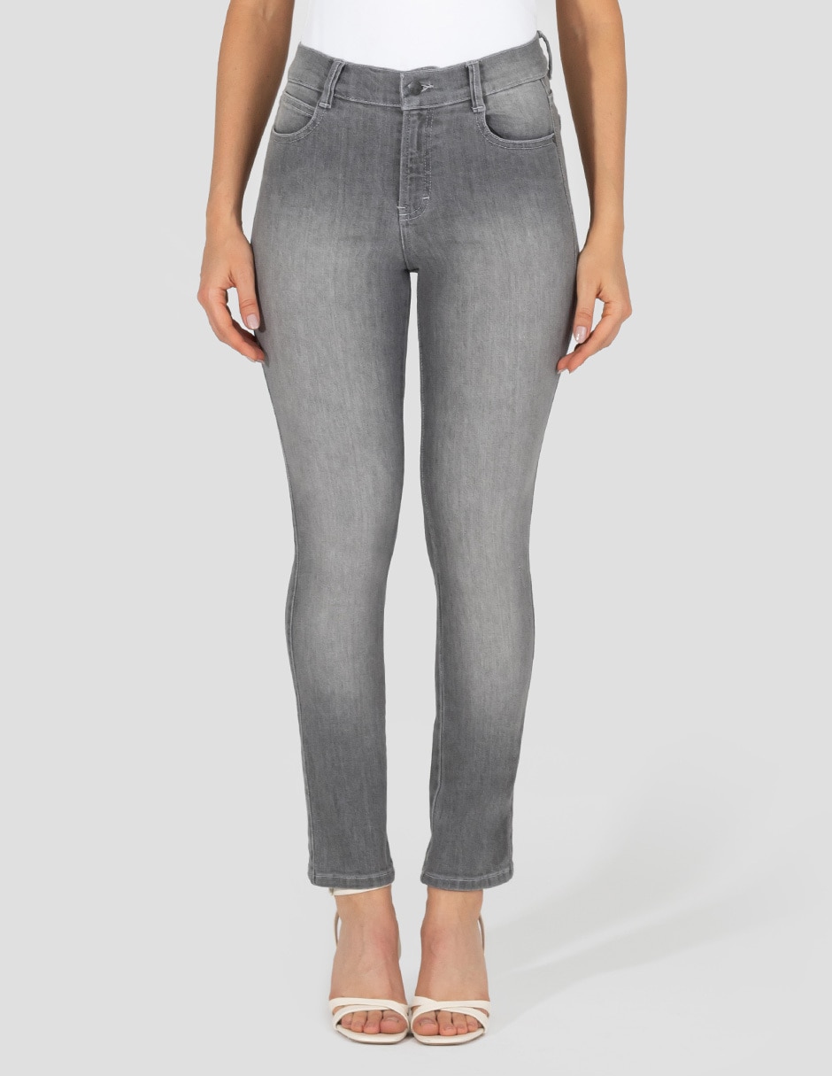 Jeans skinny corte media cintura para mujer Jeans skinny corte media cintura para mujer