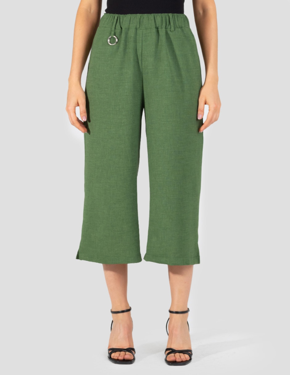 Pantalón capri regular para mujer 4