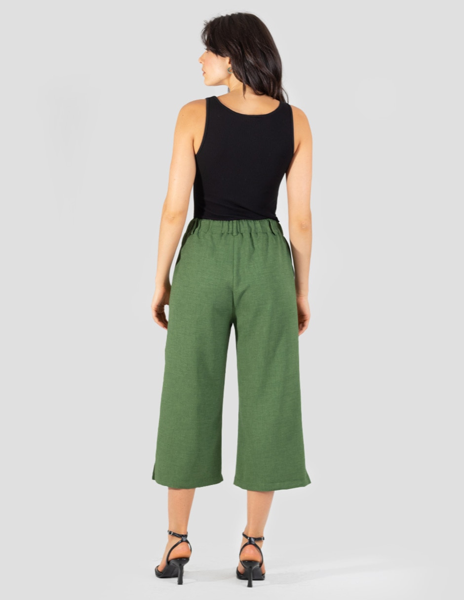 Pantalón capri regular para mujer 5
