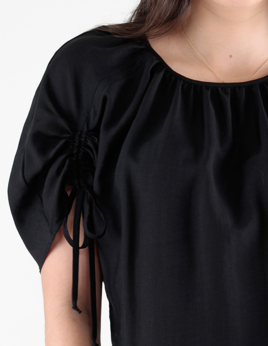 Blusa manga corta para mujer
