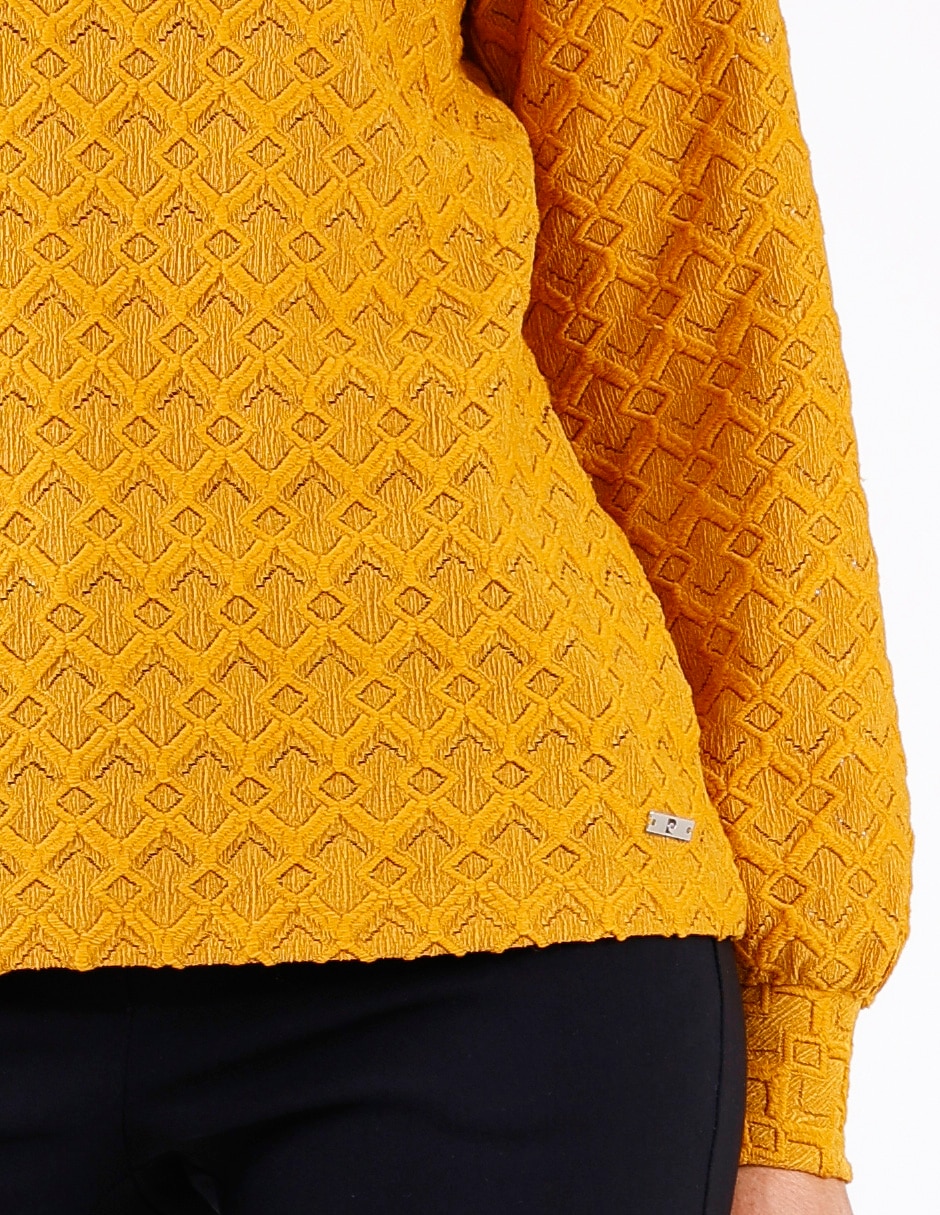 Blusa manga larga para mujer