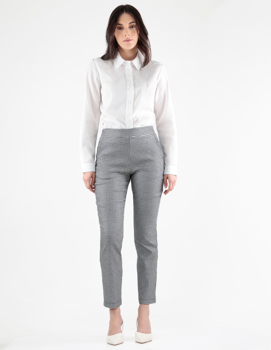 Pantalón regular regular para mujer