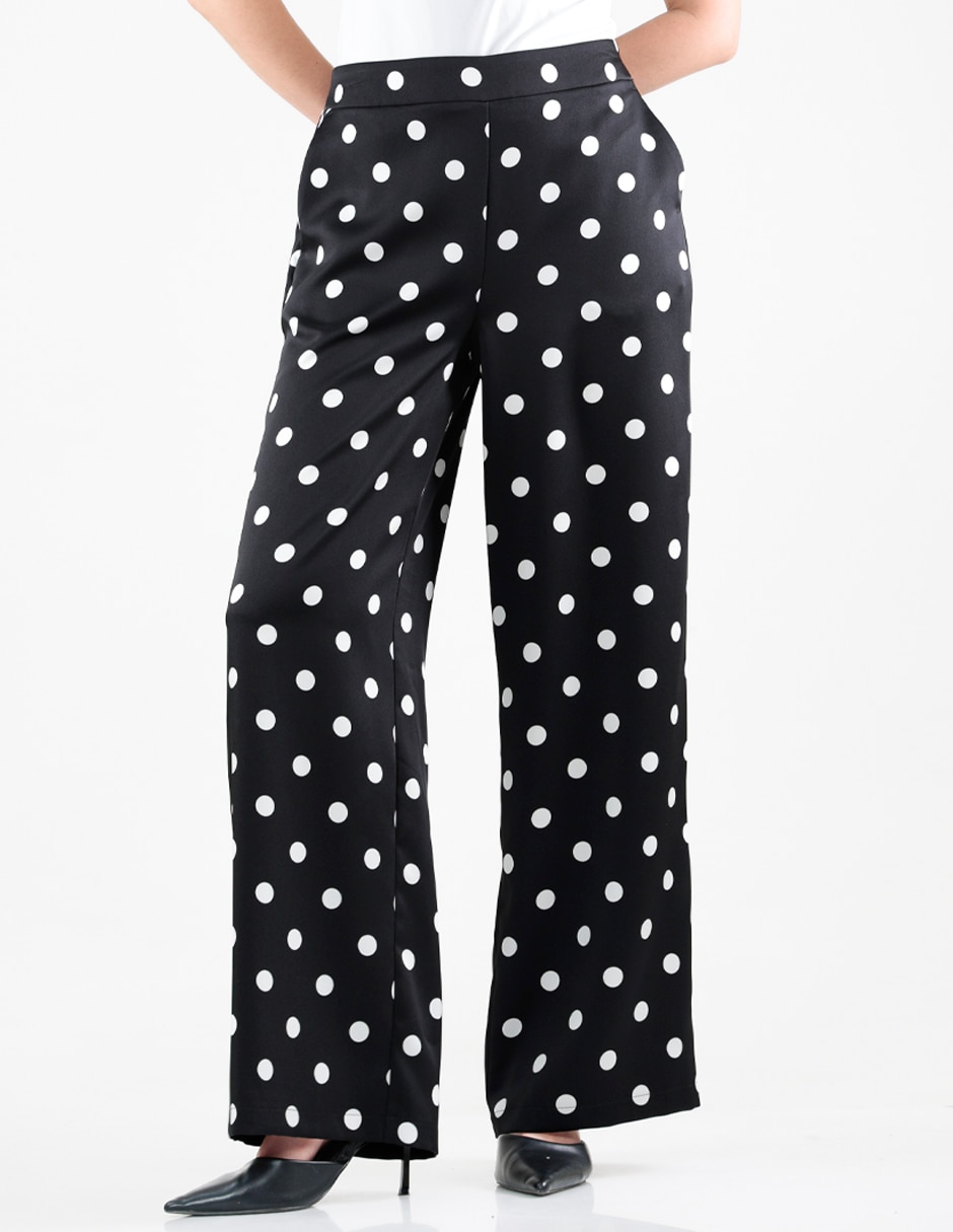 Pantalón relaxed amplio para mujer 1
