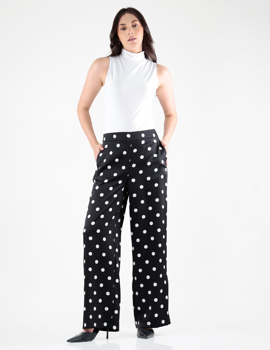 Pantalón relaxed amplio para mujer 4