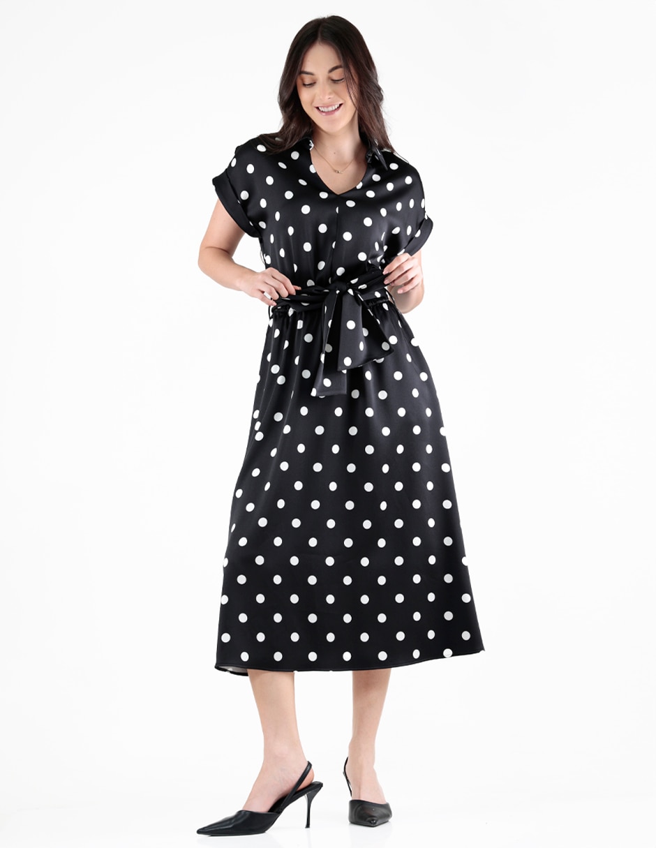 Vestido midi formal para mujer