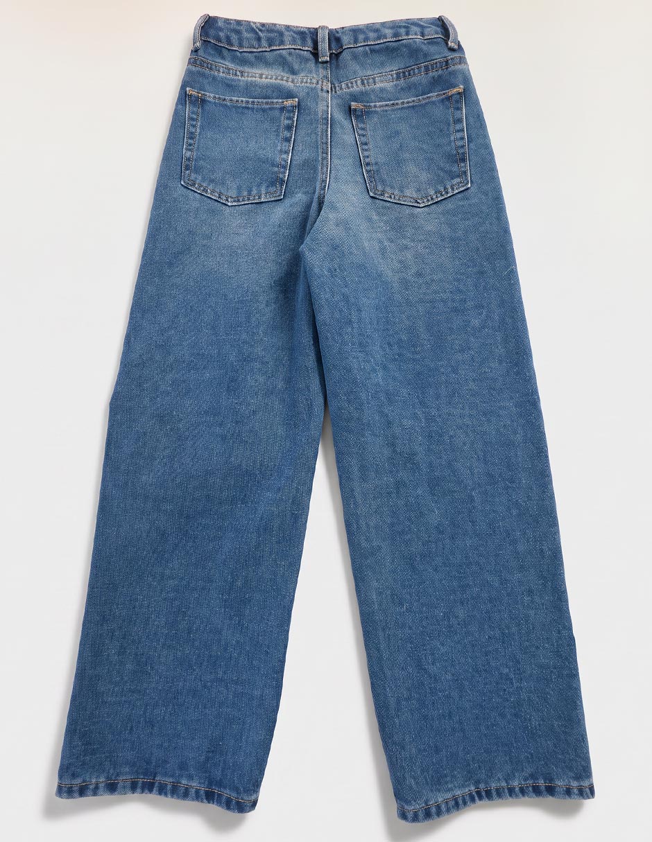 Jeans lavado medio para niña 3