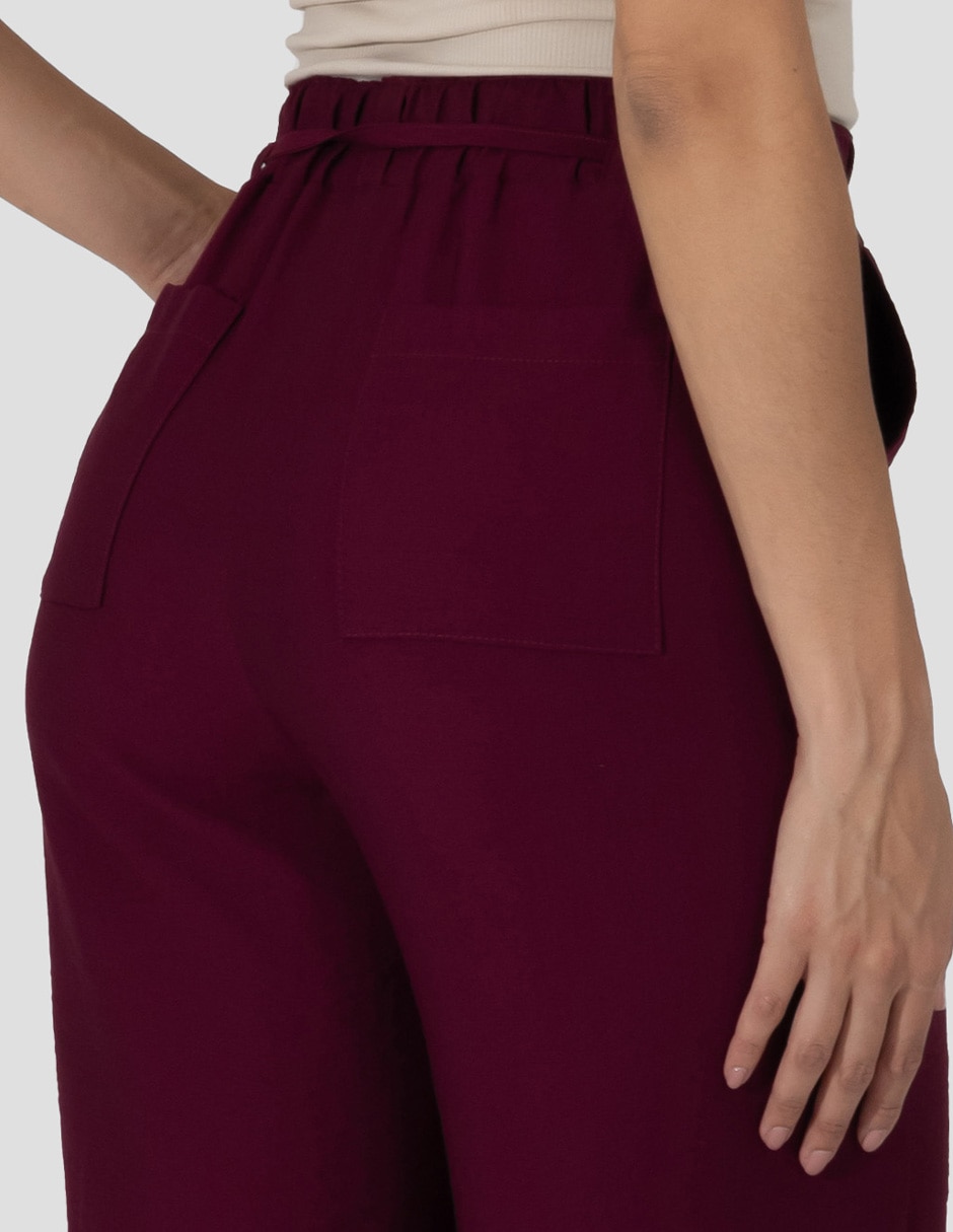 Pantalón capri relajado para mujer 3