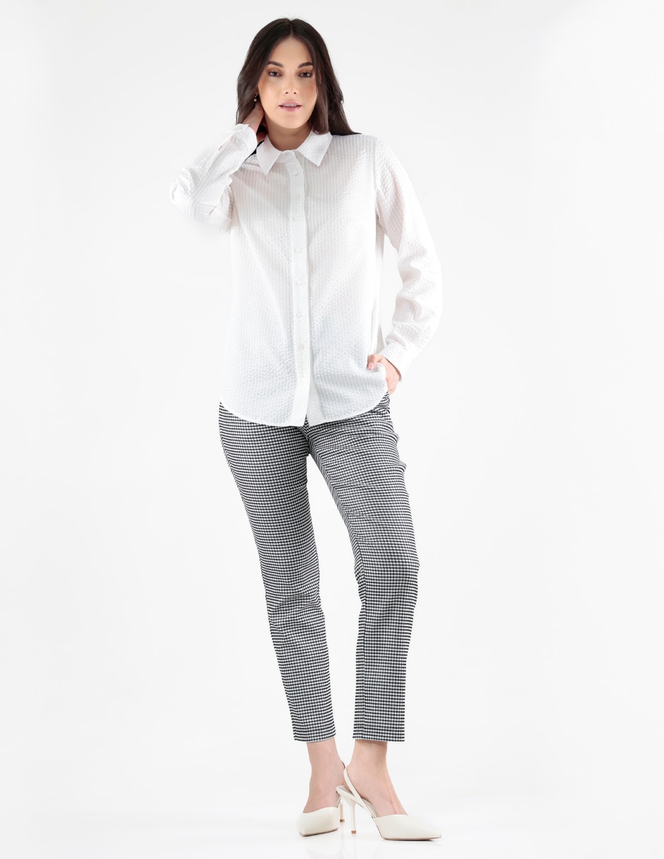 Blusa manga larga para mujer