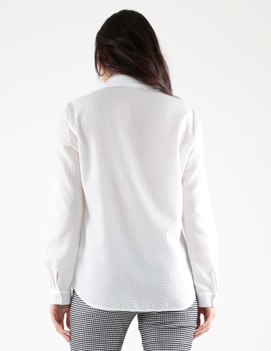 Blusa manga larga para mujer