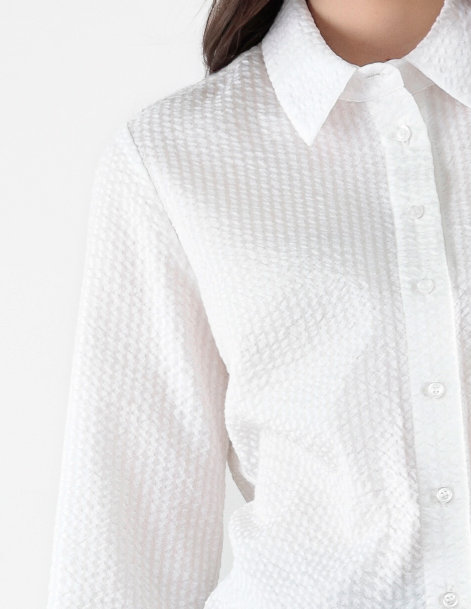 Blusa manga larga para mujer