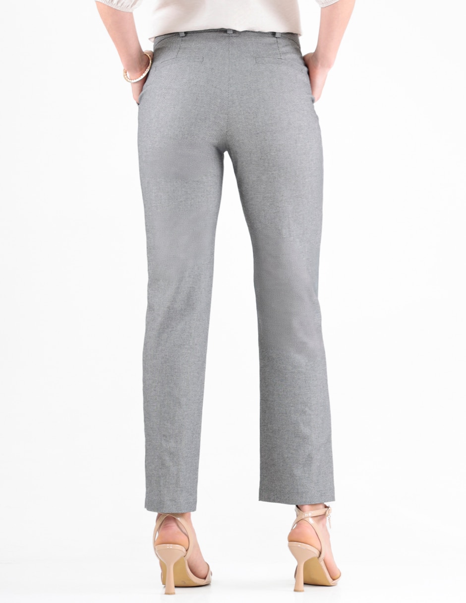 Pantalón chino recto para mujer