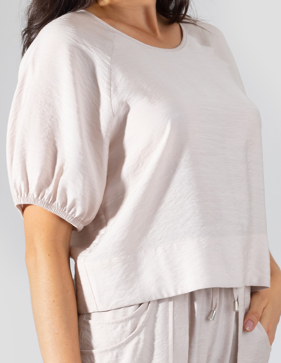 Blusa manga corta para mujer 3