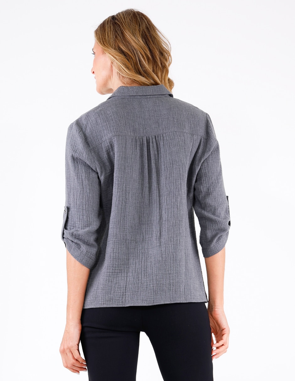 Blusa manga 3/4 para mujer
