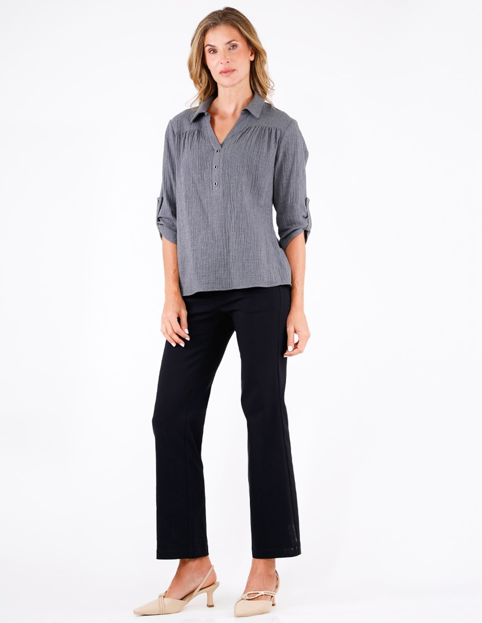 Blusa manga 3/4 para mujer