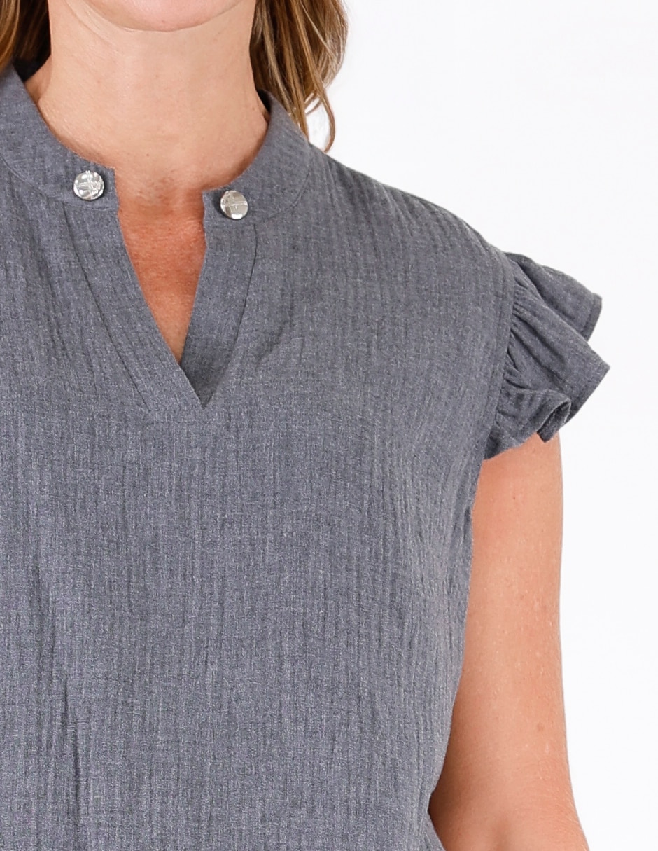Blusa manga corta para mujer 3