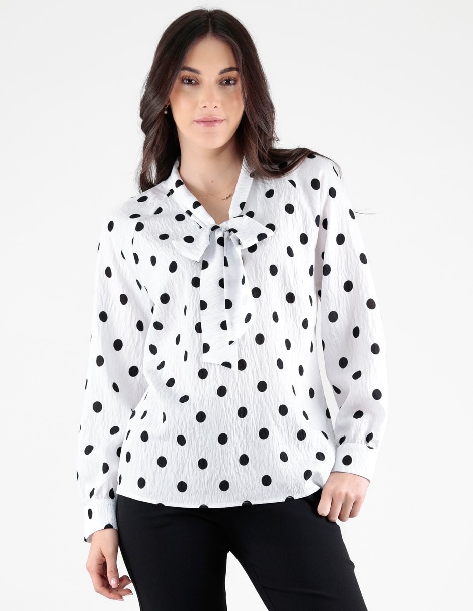 Blusa manga larga para mujer