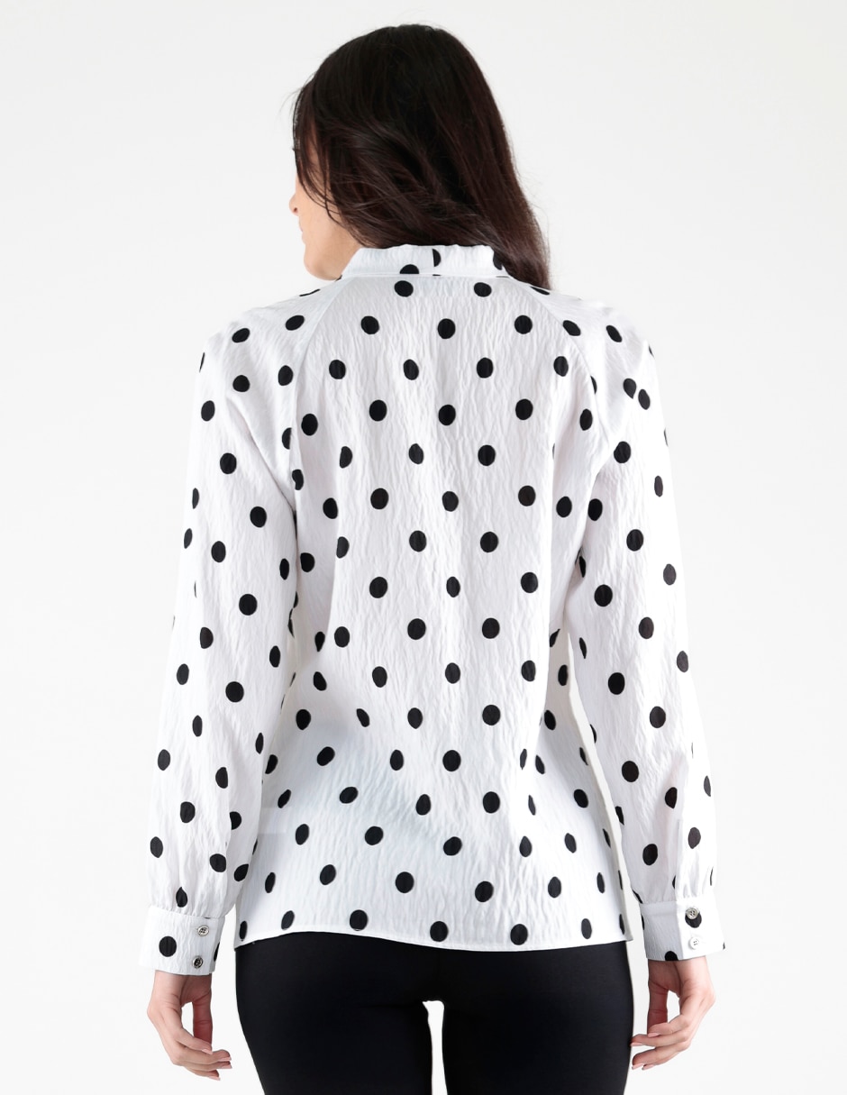 Blusa manga larga para mujer