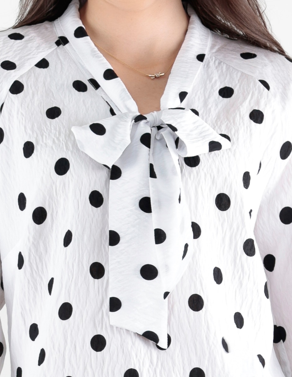 Blusa manga larga para mujer