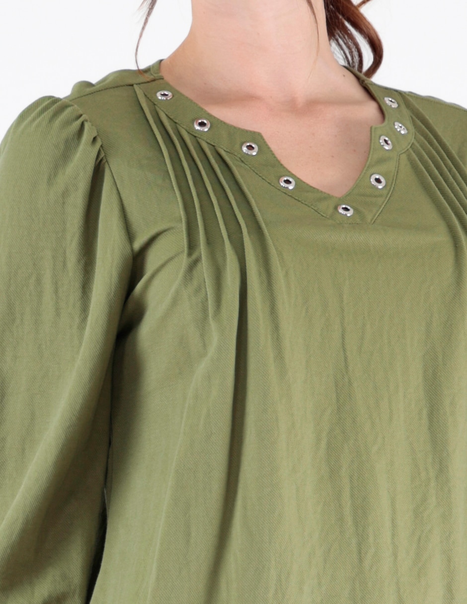 Blusa manga 3/4 para mujer