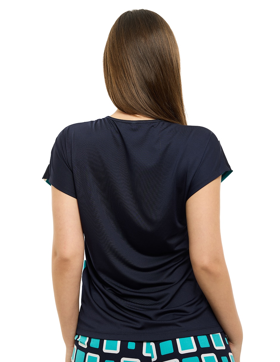 Blusa Alexis manga corta para mujer