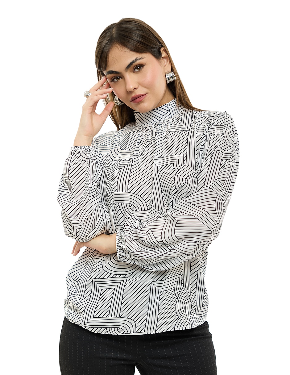 Blusa Alexis manga larga para mujer