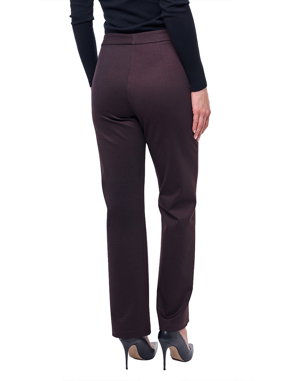 Pantalón regular mujer recto para mujer 2