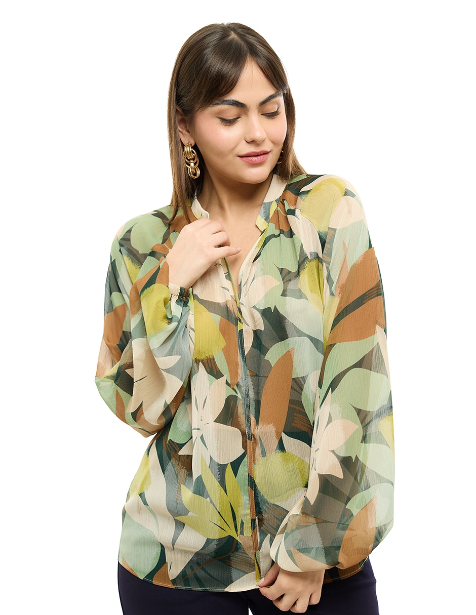 Blusa Alexis manga larga para mujer