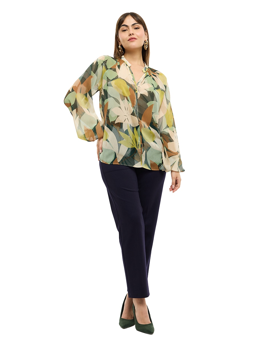 Blusa Alexis manga larga para mujer