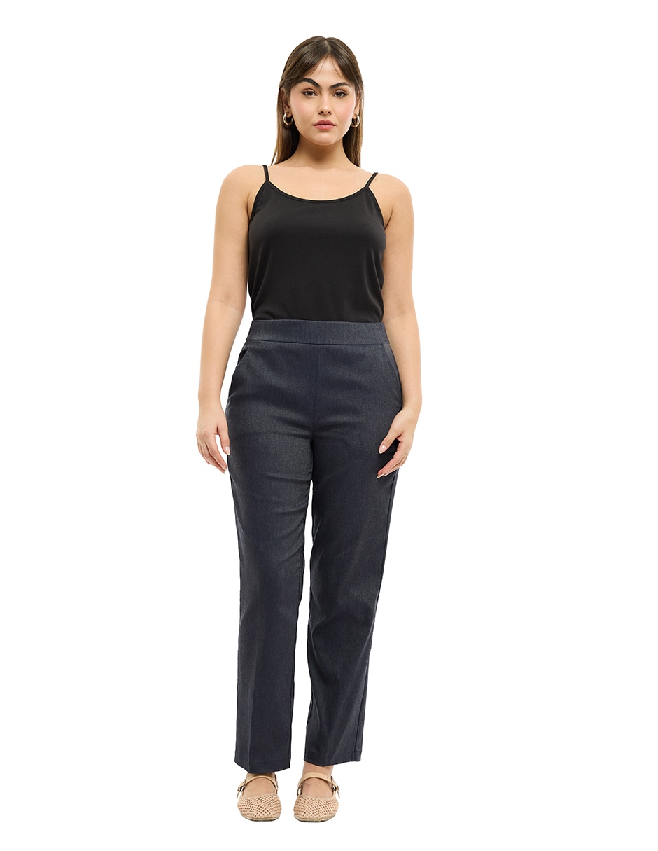 Pantalón De vestir mujer Recto para mujer