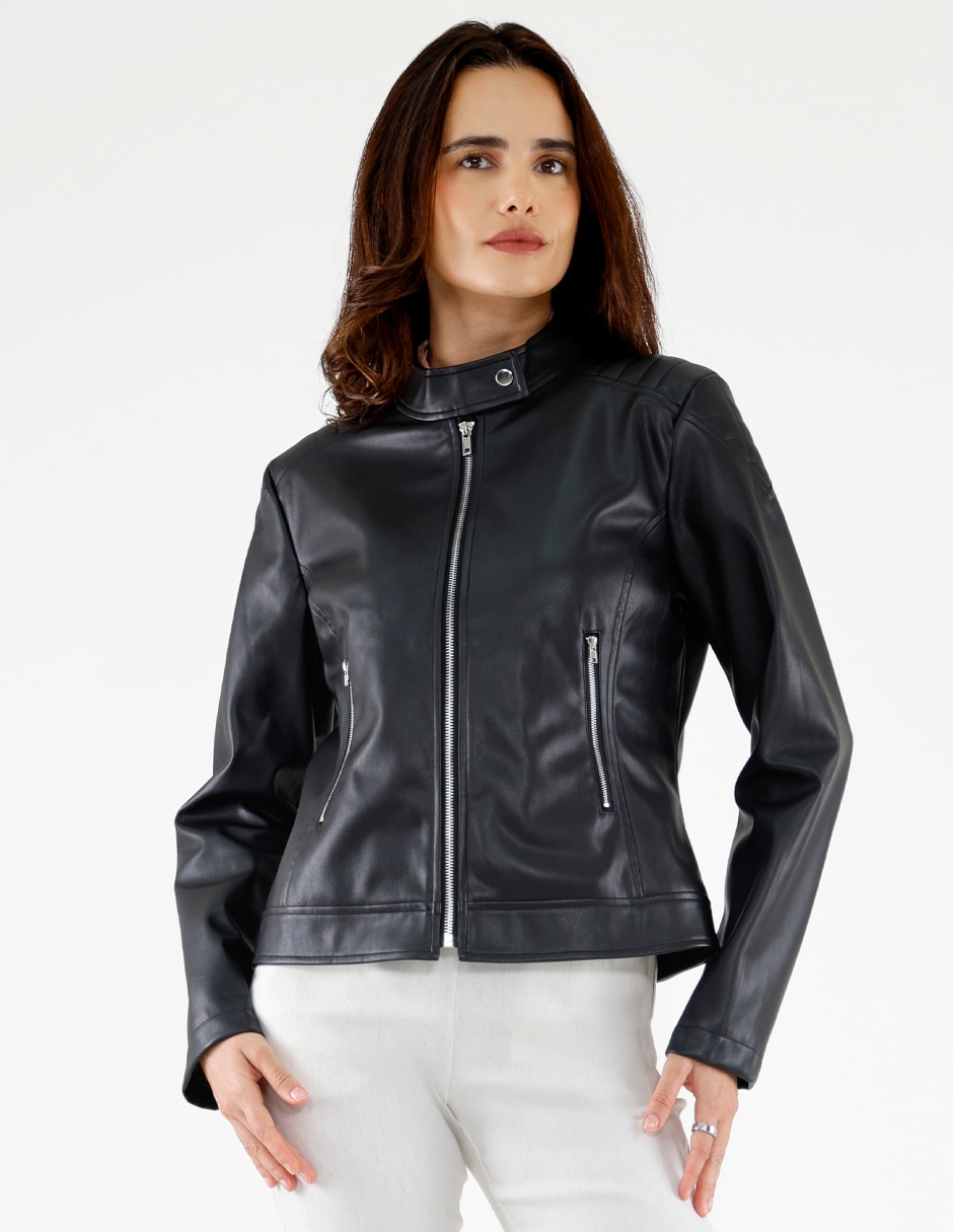 Chamarra para motociclista impermeable para mujer