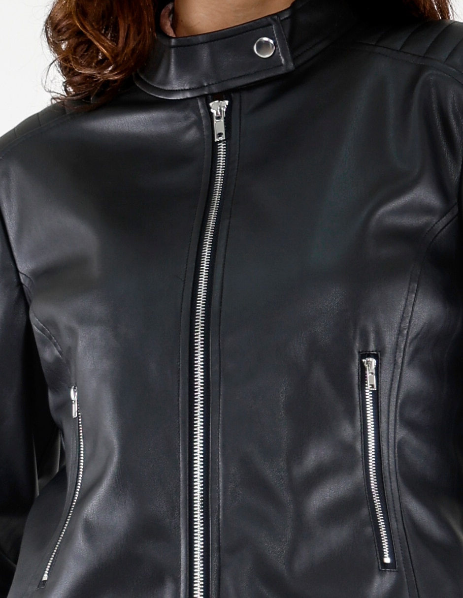 Chamarra para motociclista impermeable para mujer 2