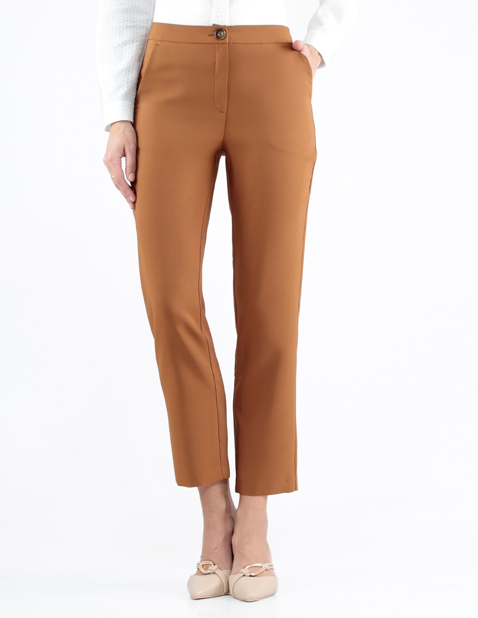 Pantalón de vestir regular para mujer