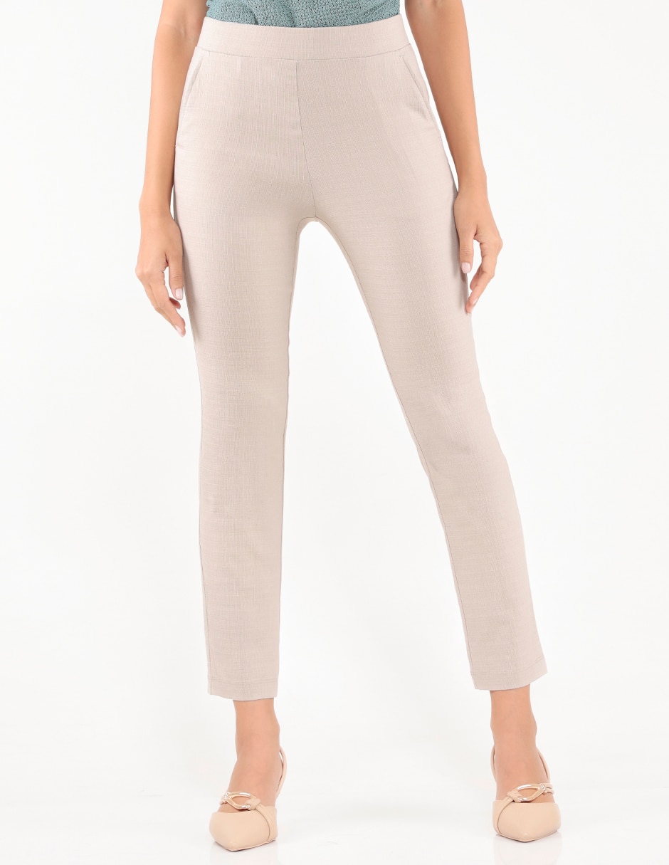 Pantalón chino regular para mujer Pantalón chino regular para mujer