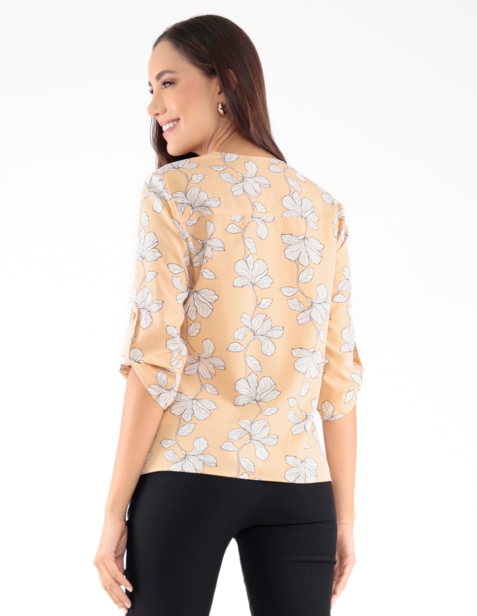 Blusa manga 3/4 para mujer 4