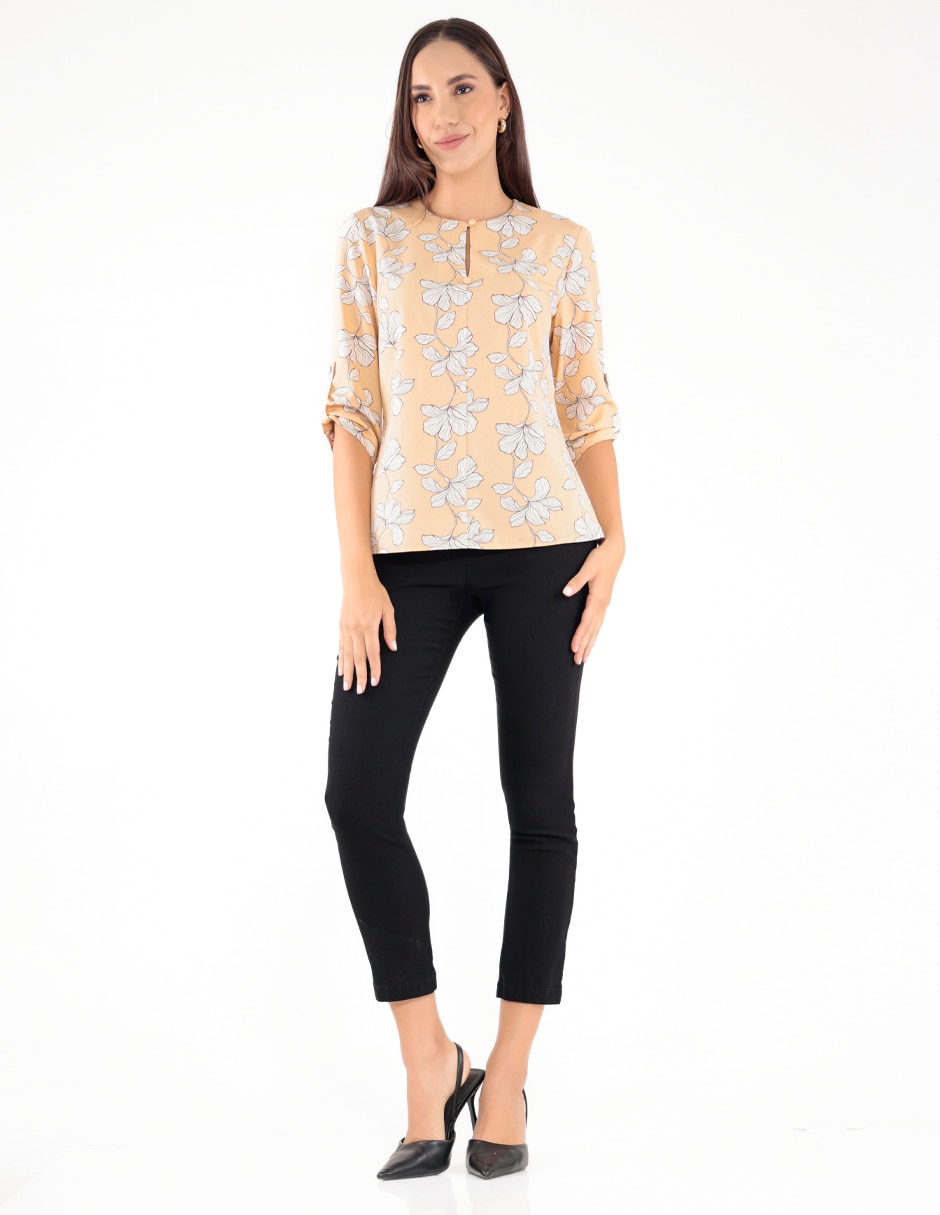 Blusa manga 3/4 para mujer 2