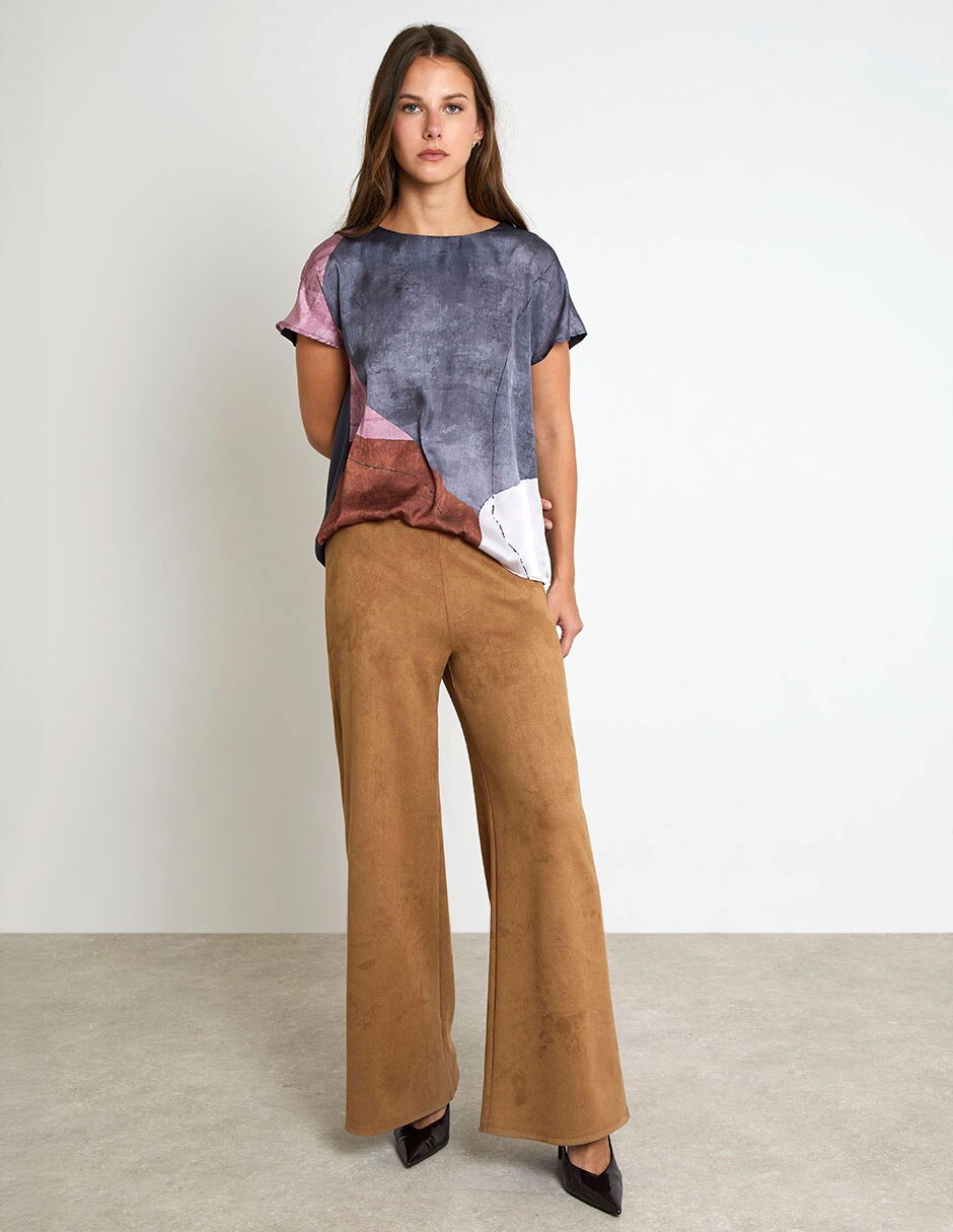 Blusa cuello redondo 5